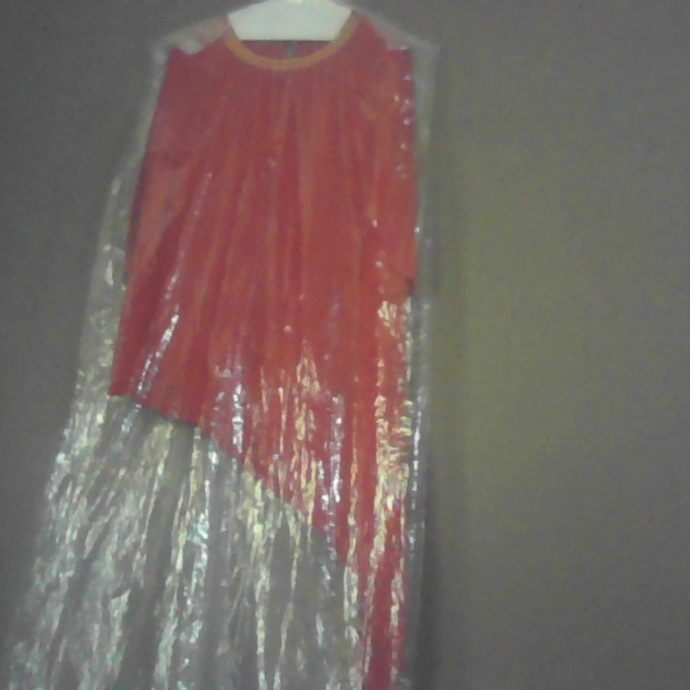 Women's High-Low Dress in Red - Casual Elegant